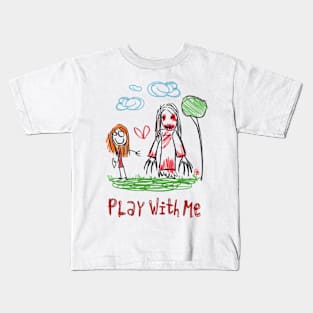 Spooky Kids: Children's Horror Drawing Kids T-Shirt